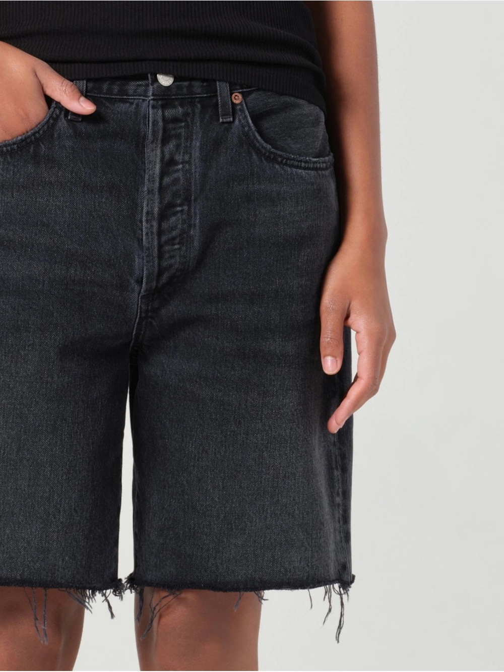 AGOLDE Black 90s shorts